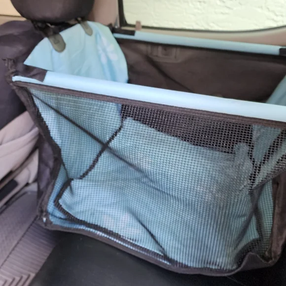 Dog Car Seat Half Rear Pet Travel Waterproof Pad Dog Hammock Safety Harness New